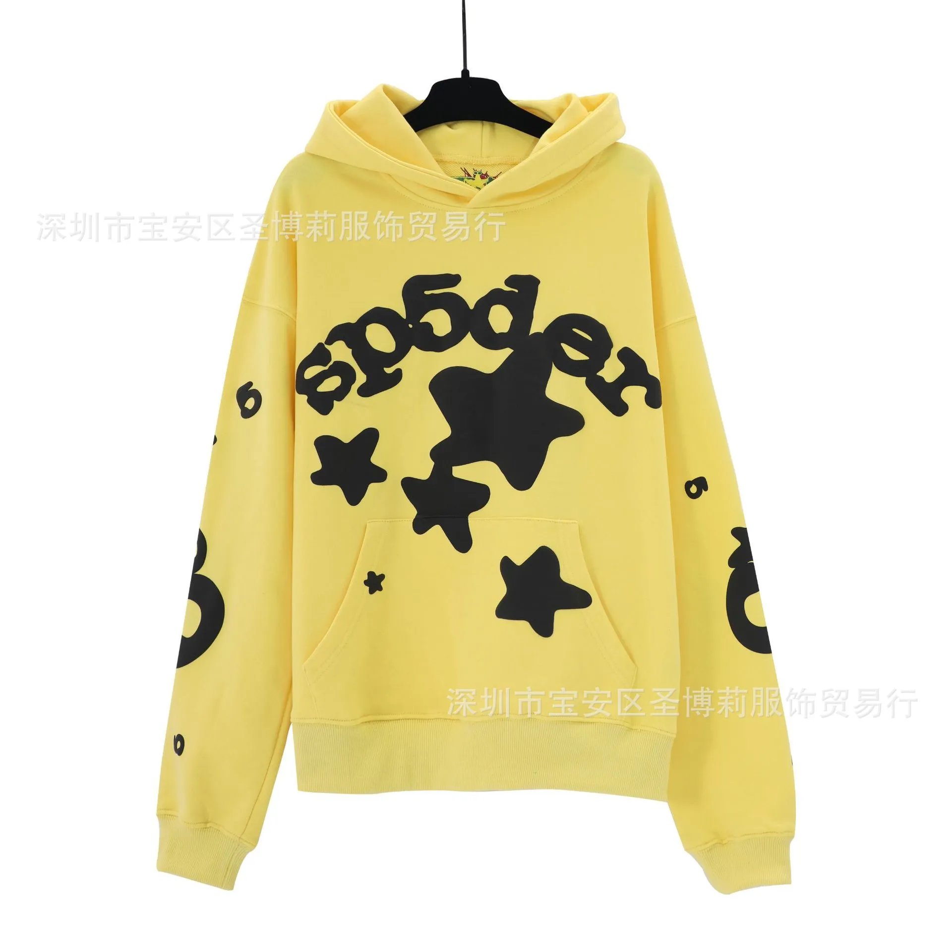 SP5DER Super Five Pink Graphic Hoodie - 46