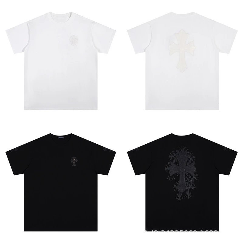 Chrome Hearts Floral Cross Logo White T-Shirt - 30