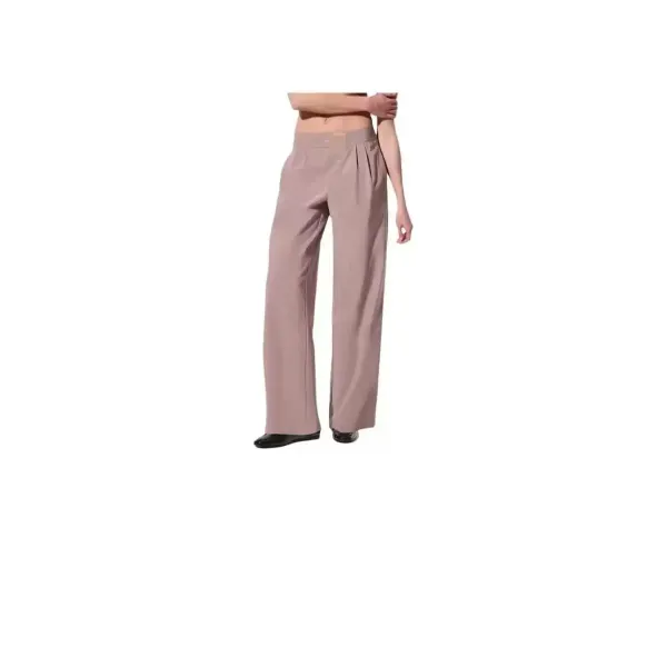 Design Wide-Leg Satin Pants Black - 5