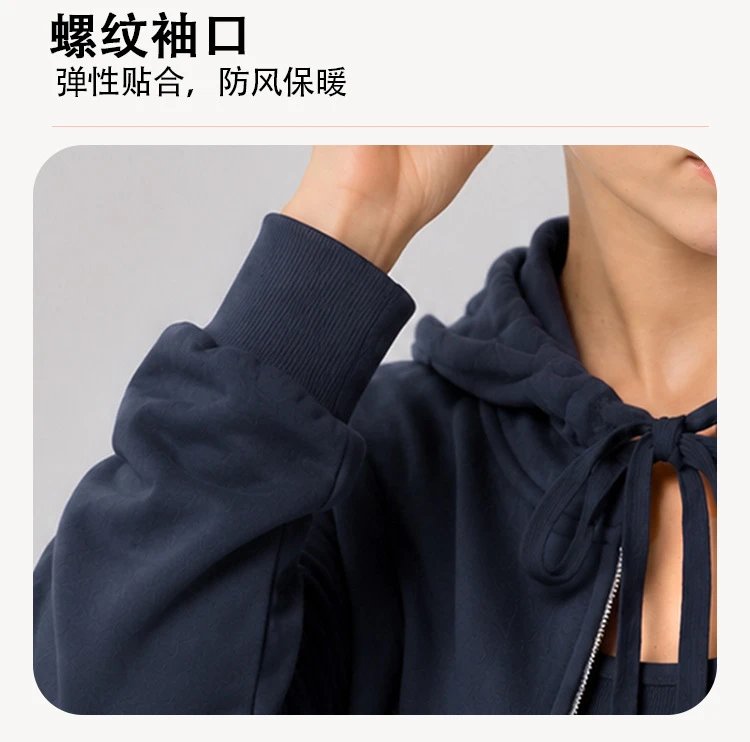 Design Black Oversized Zip-Up Hoodie with Kangaroo Pocket Hoodie - 10