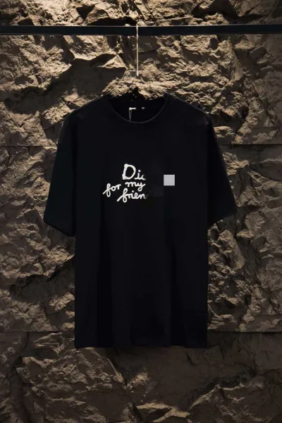 Dior x Stone Island Logo Print White T-Shirt - 12