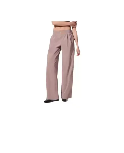 Design Wide-Leg Satin Pants Black - 11
