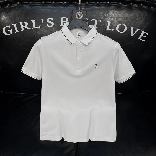 Fred Perry Classic Polo White with Black Trim Polo Polo Shirt - 7