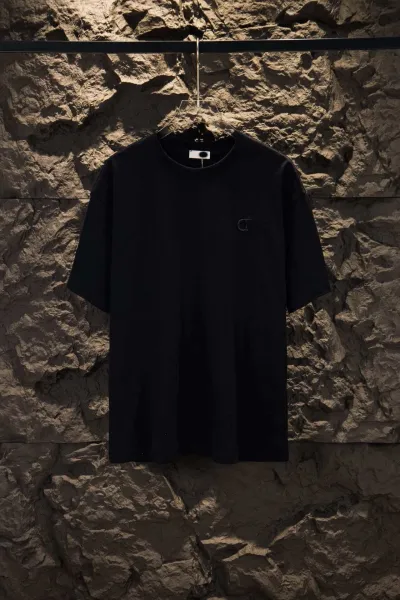 Dior x Stone Island Logo Print White T-Shirt - 15