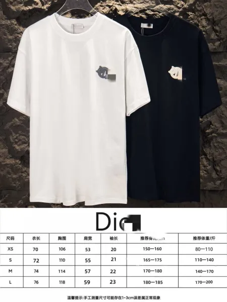 Dior x Stone Island Logo Print White T-Shirt - 17
