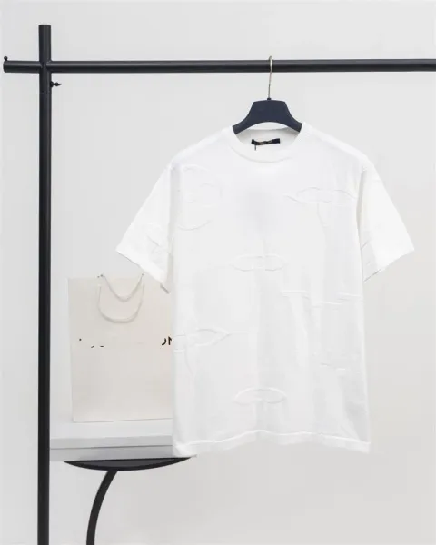 Louis Vuitton Monogram Embossed White T-Shirt - 11