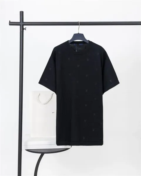 Louis Vuitton Monogram Embossed White T-Shirt - 18