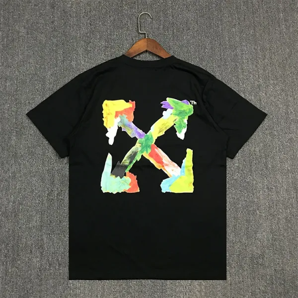 Off-White Painted Arrow Black T-Shirt - 1