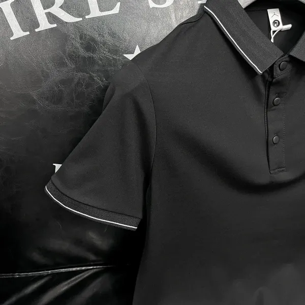 Fred Perry Classic Polo White with Black Trim Polo Polo Shirt - 14