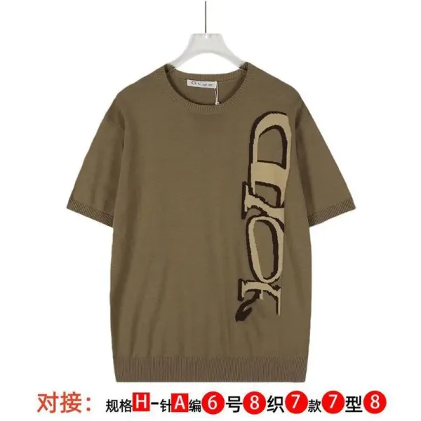 Dior Di For My Real Friends Knit T-Shirt Gray - 3