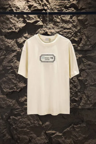 Dior x Stone Island Logo Print White T-Shirt - 29