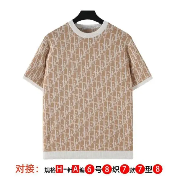 Dior Di For My Real Friends Knit T-Shirt Gray - 17