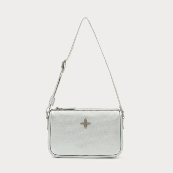 Dior Diorama Mini Silver Crossbody Bag - 1