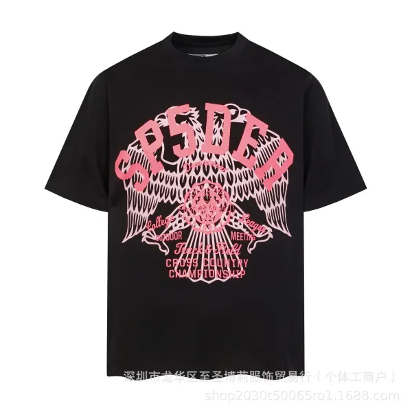 SP5DER Spider Web Graphic T-Shirt Black - 34