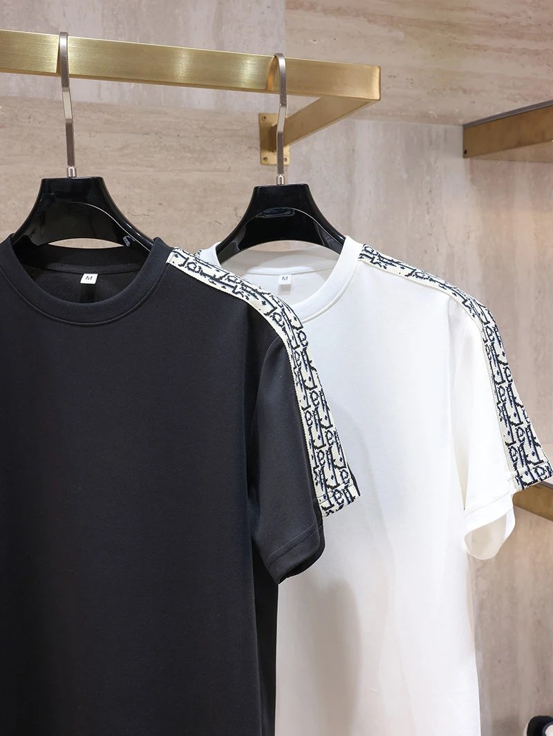 Dior Oblique Print Sleeve T-Shirt White - 10