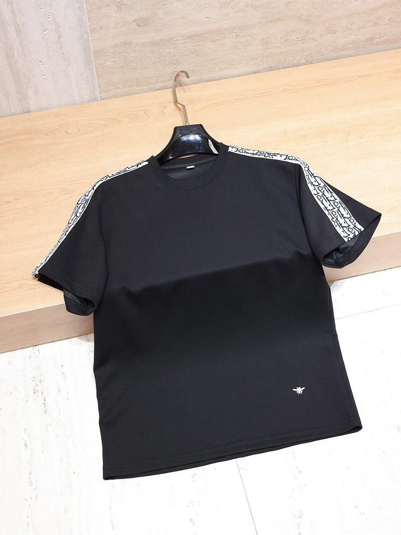 Dior Oblique Print Sleeve T-Shirt White - 19