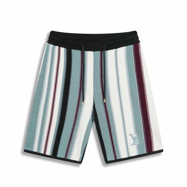 Louis Vuitton Striped Knit Shorts Multicolor - 1