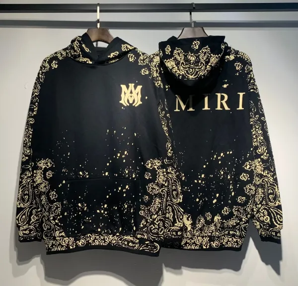 Amiri Hollywood Logo Hoodie Black - 22