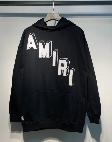 Amiri Hollywood Logo Hoodie Black - 23