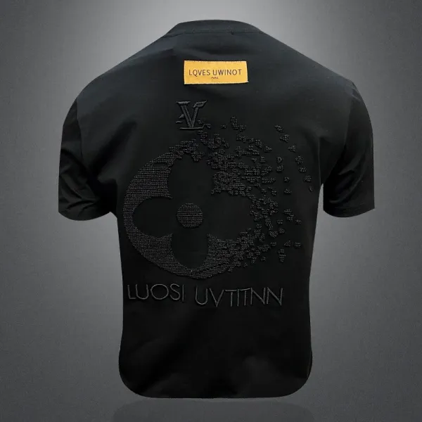 Louis Vuitton Monogram Pixelated T-Shirt Black - 1