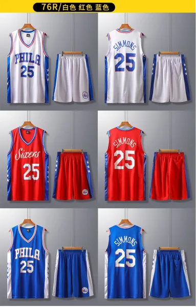 Los Angeles Lakers LeBron James #6 Purple Basketball Jersey Set - 12