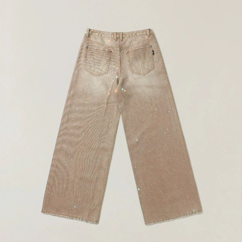 SMF Holographic Wide-Leg Jeans Multicolor - 17