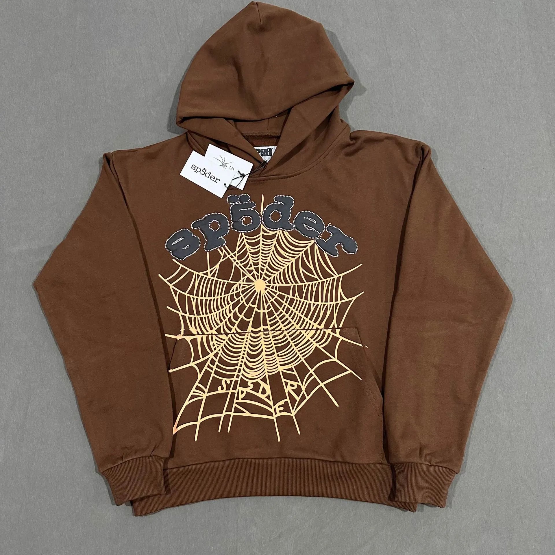 Spöder Spider Web Hoodie Brown