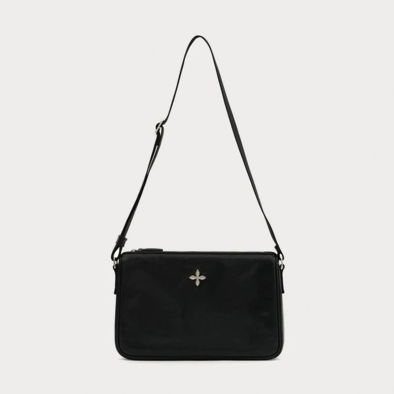 Crossbody Bag Black Minimalist Shoulder