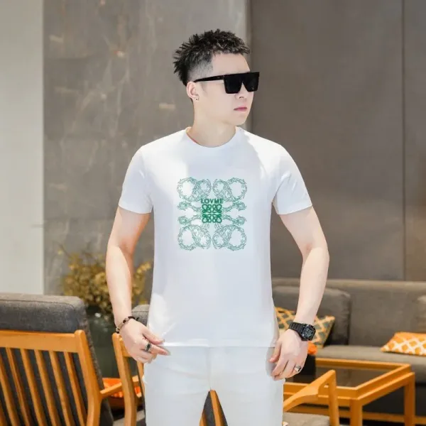 Loewe Anagram Print White T-Shirt - 4