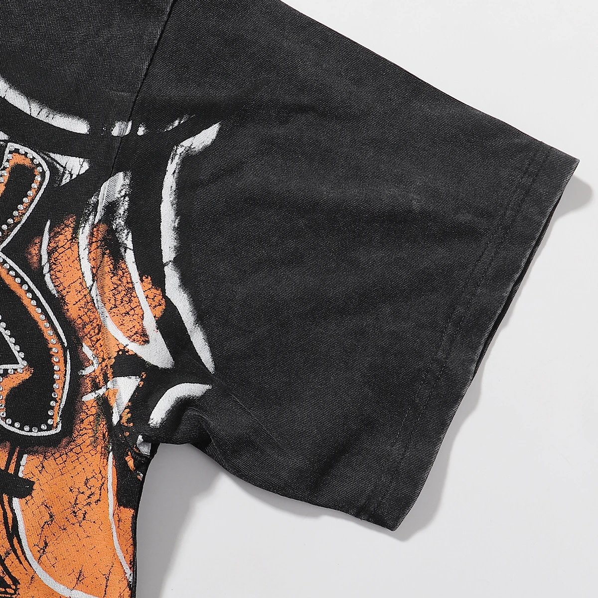 Design Majestik Spider Web Graphic T-Shirt Black T-Shirts - 13