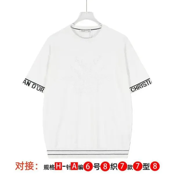 Dior Di For My Real Friends Knit T-Shirt Gray - 9