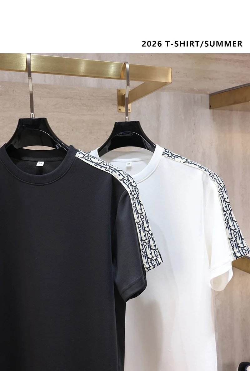 Dior Oblique Print Sleeve T-Shirt White - 2