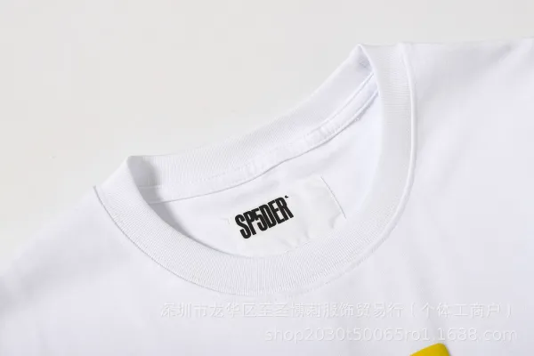 SP5DER Spider Web Graphic T-Shirt Black - 9