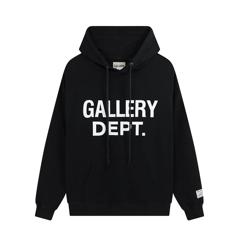Gallery Dept. Logo Hoodie Black - 19