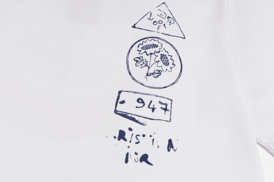 Dior x Christiaan 1947 Sketch Print White T-Shirt - 10