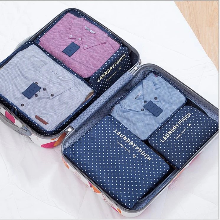 Secret Pouch Travel Organizers Multicolor Floral Pattern Packing