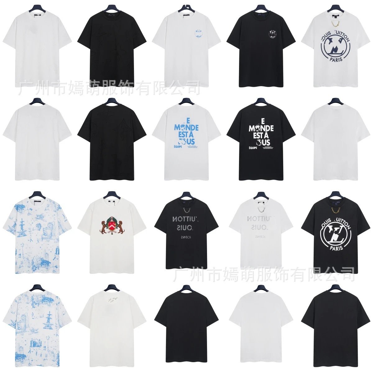Louis Vuitton Logo Graphic Print White T-Shirt - 5