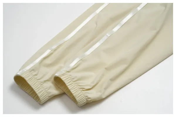 Design Cropped Zip-Up Jacket and Wide-Leg Pants Set in Pale Lime - 50