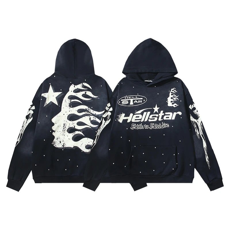 Hellstar X-Star Graphic Sweatpants Black - 17