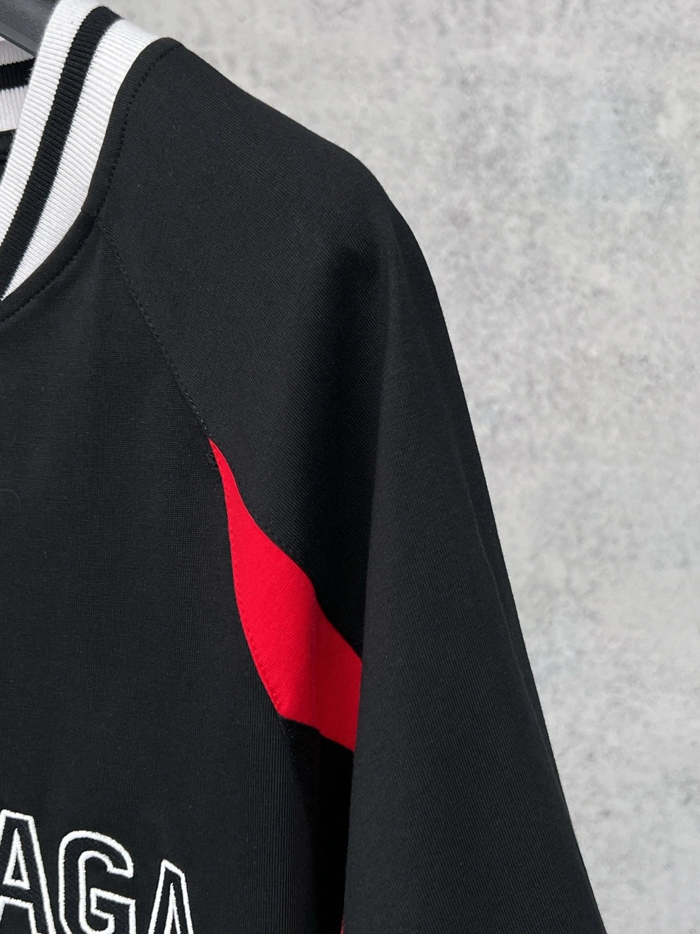 Balenciaga Lenciaga 10 Black Red White Jersey - 5