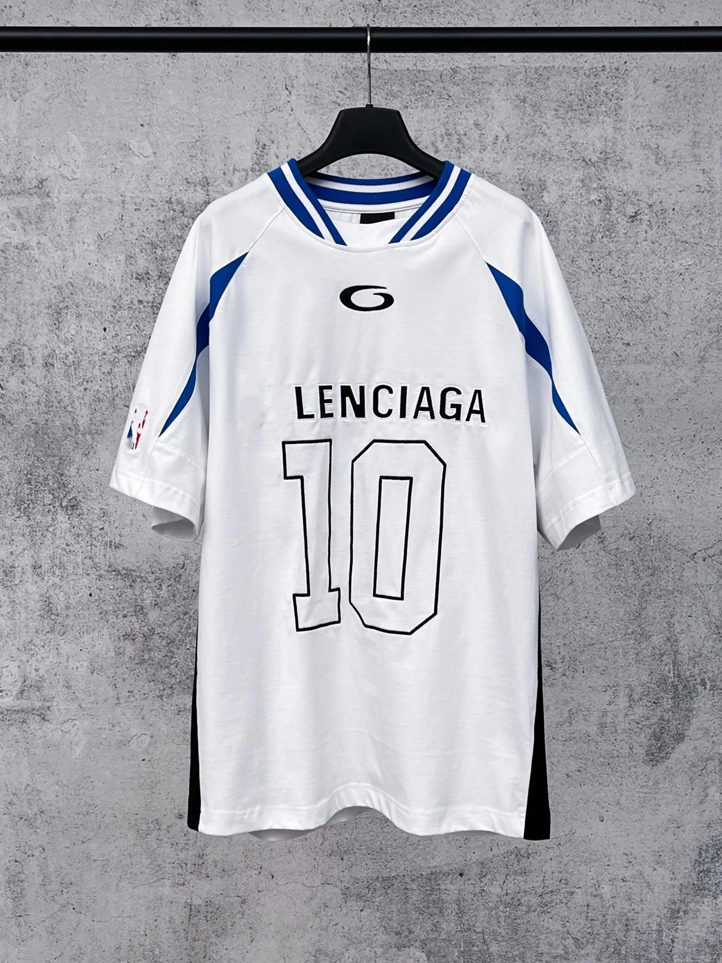 Balenciaga Lenciaga 10 Black Red White Jersey - 6