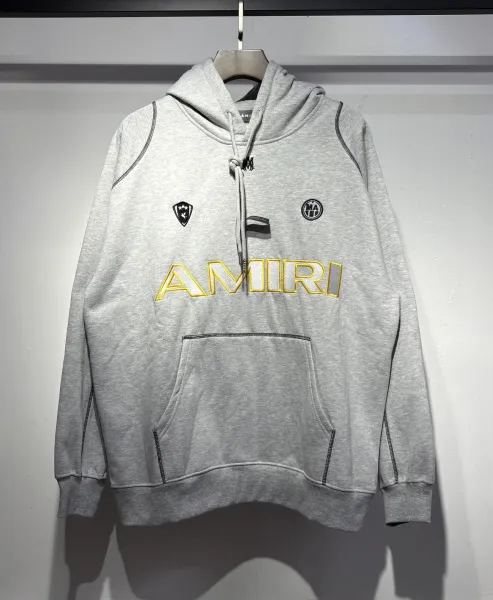 Amiri Hollywood Logo Hoodie Black - 3