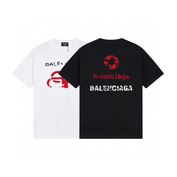 Balenciaga x UNKOWN Character Graphic T-Shirt Black - 20