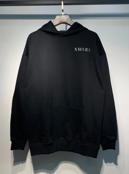 Amiri Hollywood Logo Hoodie Black - 26