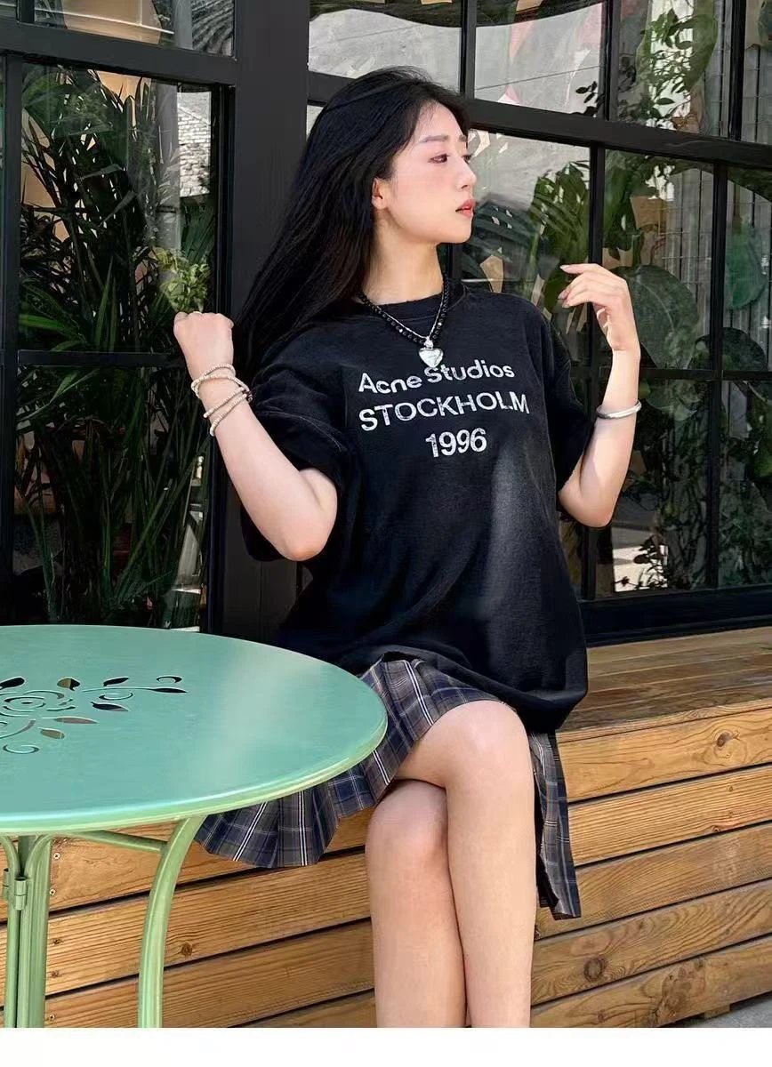 Acne Studios Stockholm 1996 Oversized T-Shirt Black - 8