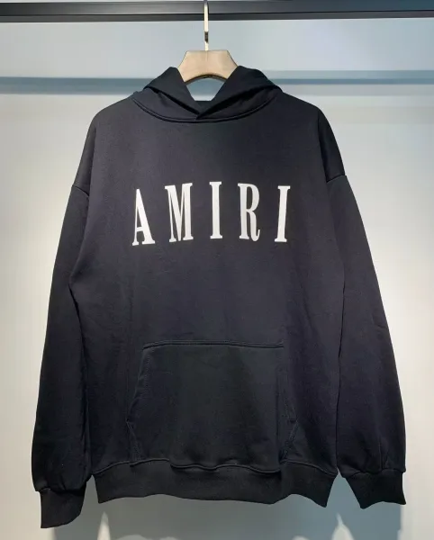 Amiri Hollywood Logo Hoodie Black - 35
