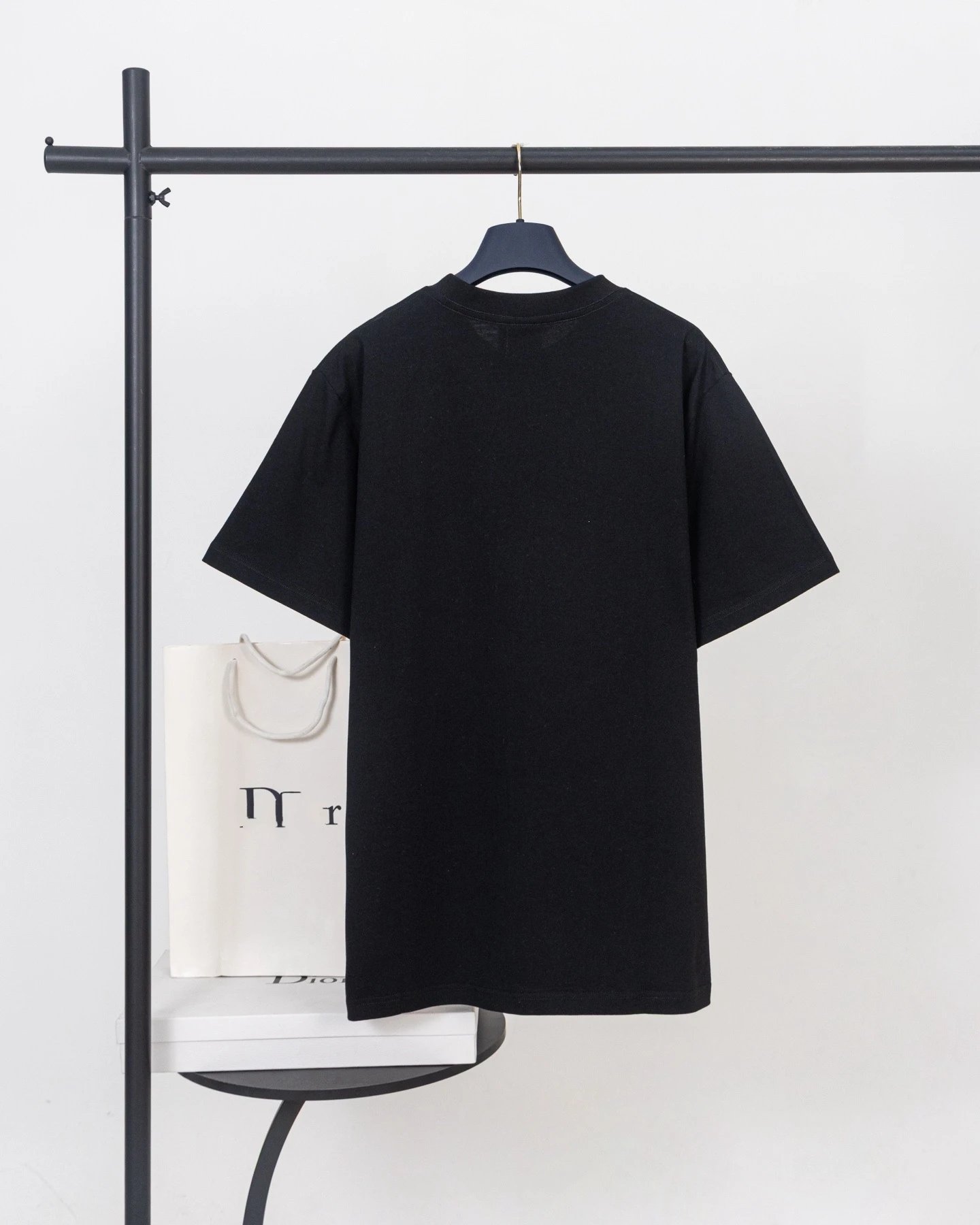 Dior Triangle Logo Black T-Shirt - 4