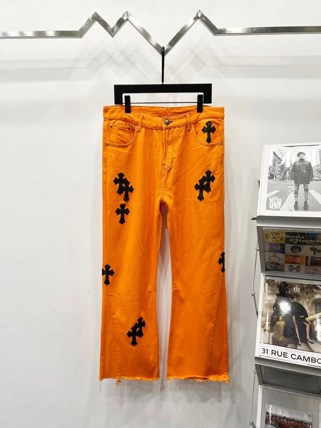 Chrome Hearts Cross-Embellished Black Jeans - 4
