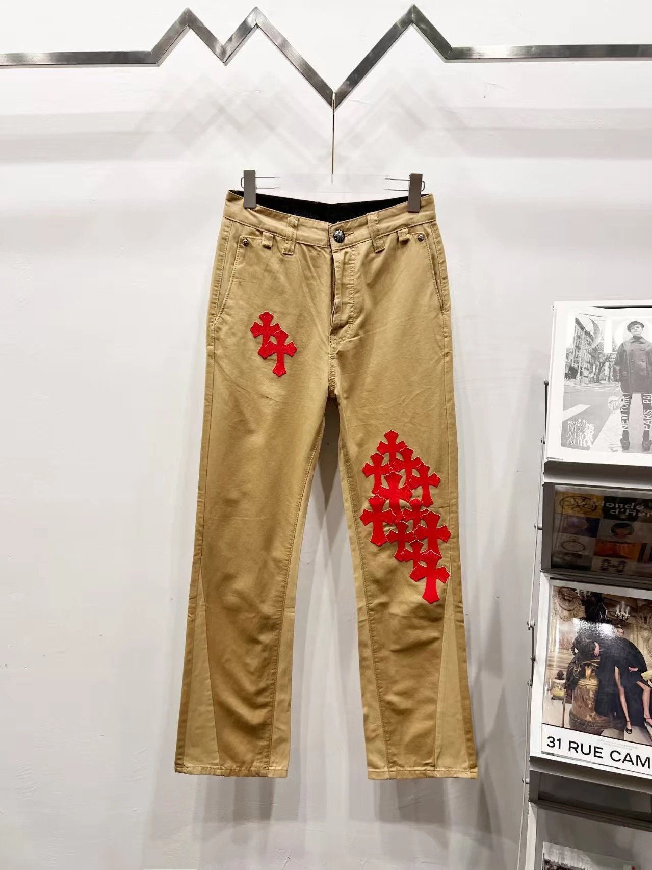 Chrome Hearts Cross-Embellished Black Jeans - 33