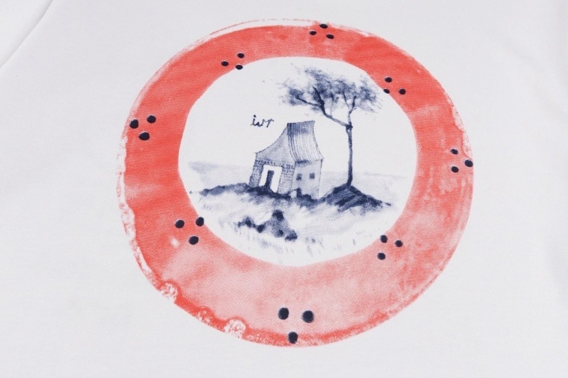 Dior x Christiaan 1947 Sketch Print White T-Shirt - 8